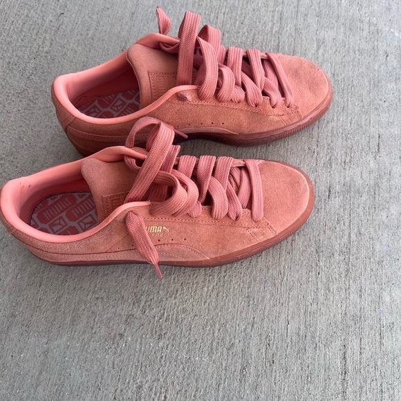 Puma Coral Suede Sneakers - Picture 1 of 4